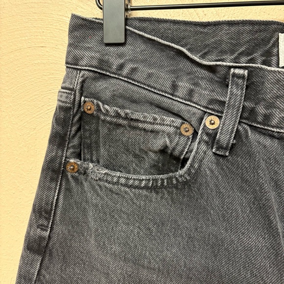 Agolde 90's Mid Rise Loose Jean in Photogram Black Size 26 - Picture 7 of 14